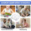 11pcs Free-motion Quilting Template Set-sewing Ruler 5