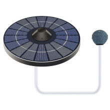 Solar Powered Oxygenator Pond Water Pump Oxygen Air Pump Aerator Pond Fish Tank