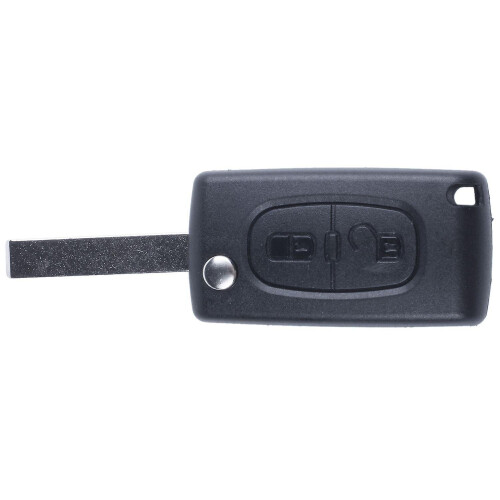 Flip Replacement Remote Car Key Case Shell For C2 C3 C4 C5 C8 2 Buttons Black 1