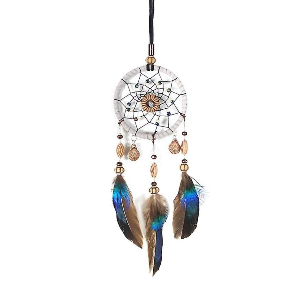 Native American Dream Catcher- For Car, Interior - Handmade, With Feathers