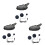 3x Motorcycle Bluetooth Helmet Intercom Universal Pairing Interphone Headset With Cnc Noise Reducti 1
