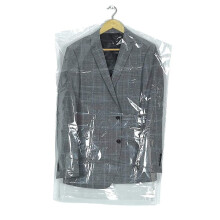 30 Pack Clear Plastic Clothes Covers 35.4inch Dry Cleaning Hanging Dust Proof Garment Bags For Home Storage Clothing