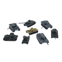 Random 1pc 1:144 Model Toy 4d Sand Table Plastic Tiger Tanks World War Ii Germany Tank