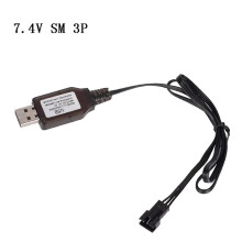 Compatible-6.4v/7.4v Charger Li-ion Battery Sm-3p Rc Toys Remote Control Toy Sm3p Portable Usb Charger