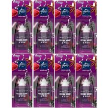 8 x 18ml Glade Sense and Spray Refill - Merry Berry & Wine