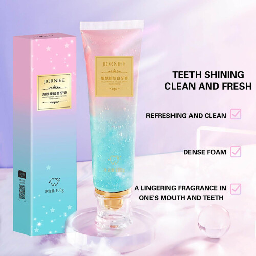 Nicotinamide Whitening Toothpaste Cleaning Fresh Breath Bright Tooth Peach Toothpaste 1