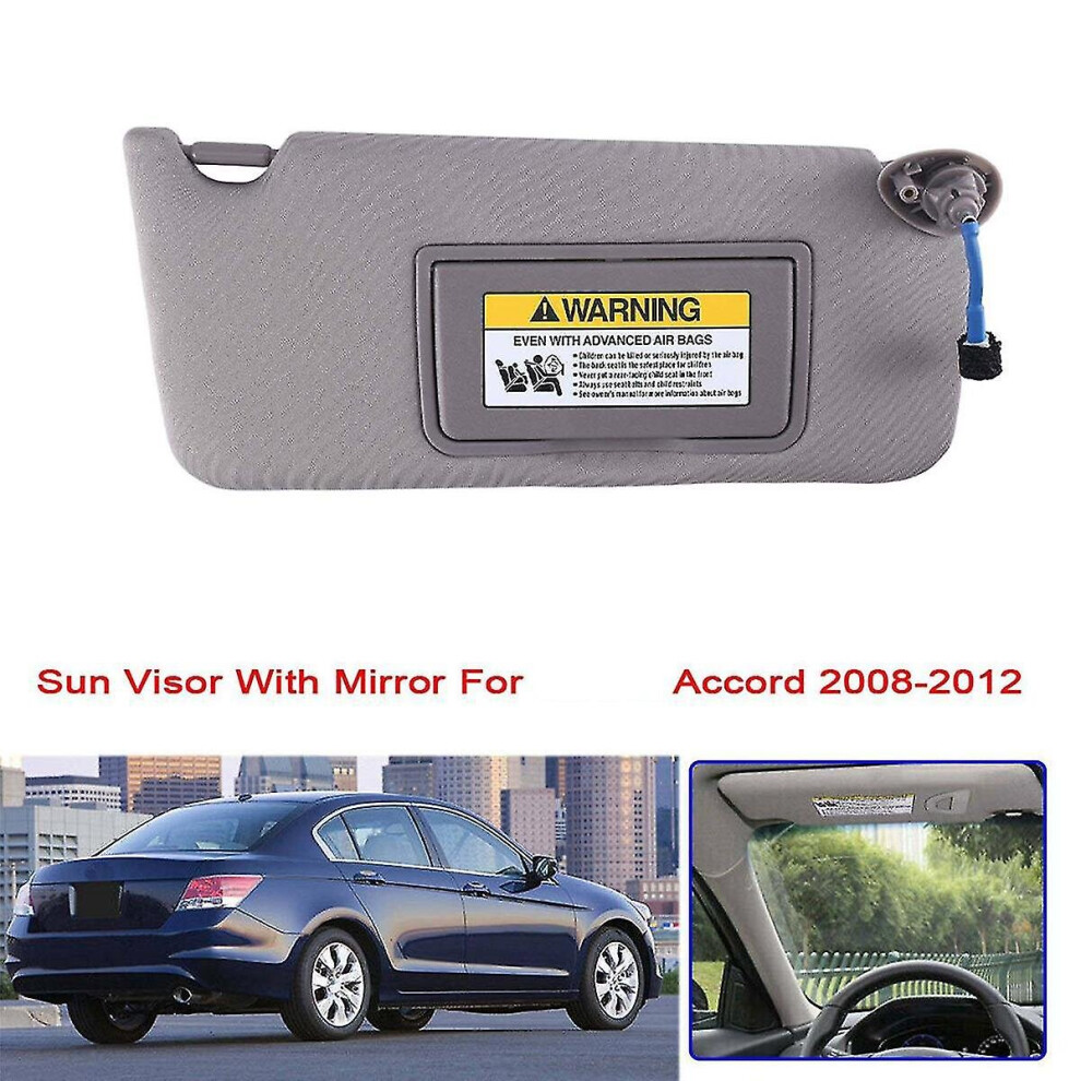 83280-Ta5-A51za Car Right Passenger Side Visor With Mirror For Accord 2008-2012 83280Ta5a51za 9468842288382
