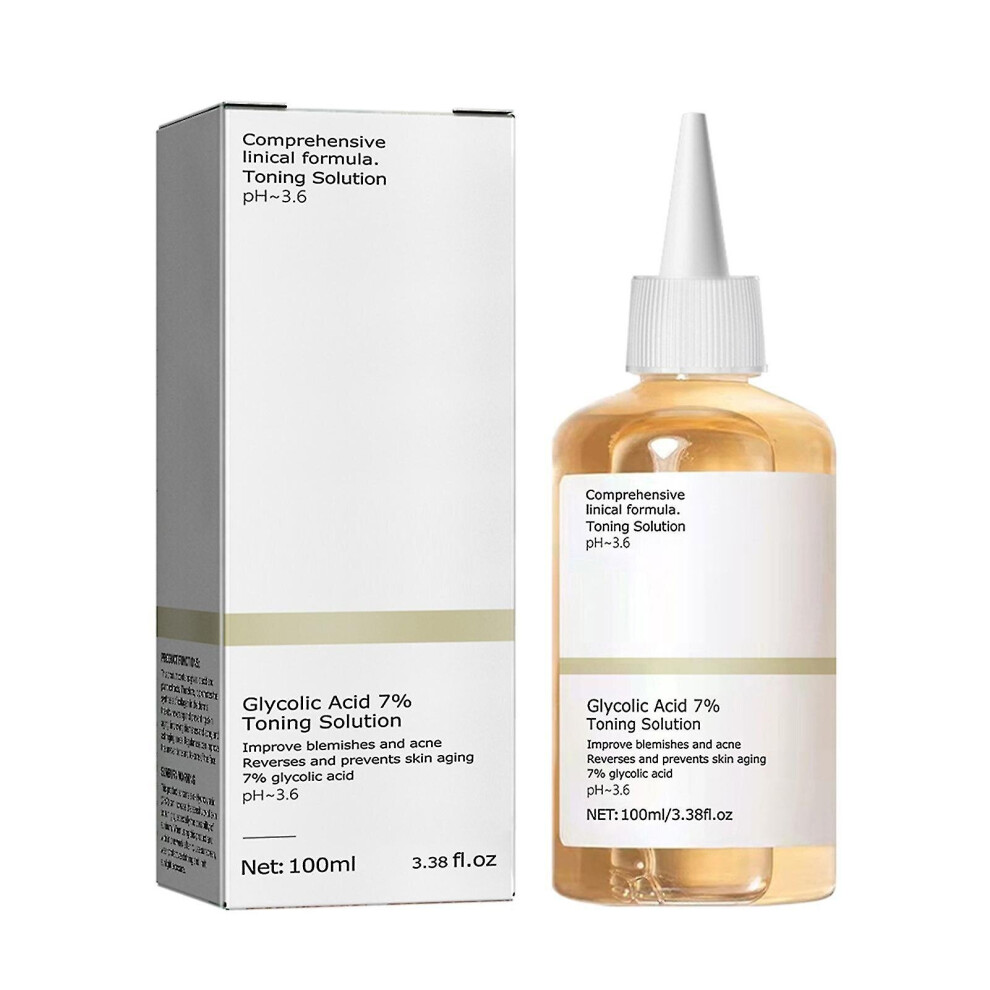 Glycolic Acid 7% Toning Solution Whelk Spot Removal Solution Whitening Brighten Liquid