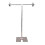 Stainless Steel Display Stand T-shaped Height Adjustable Poster Stand 1