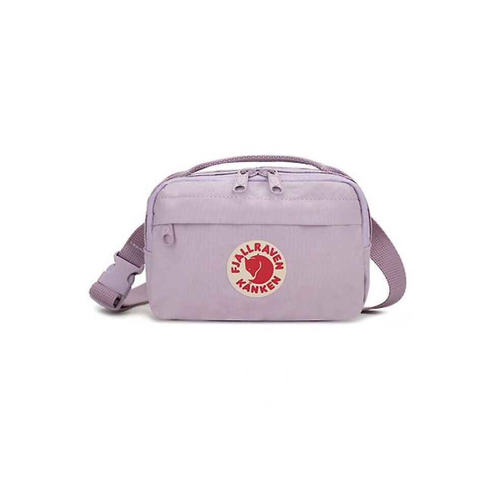 (Purple) Fjal.lraven Kan.ken High Capacity Backpack Casual Backpack Student Waterproof Canvas Travel Small Waist Bag
