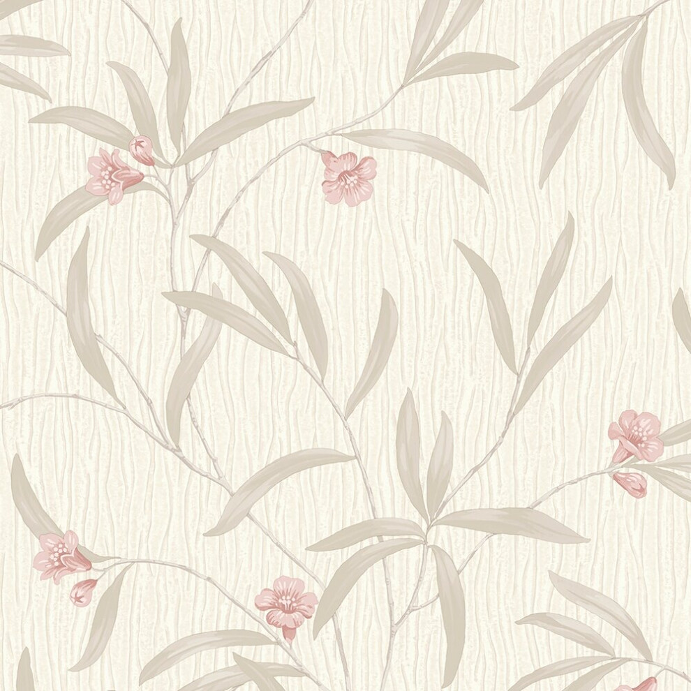 Belgravia Decor Tiffany Floral Cream Soft Terra Red Wallpaper GB41332 - Italian - Image 7