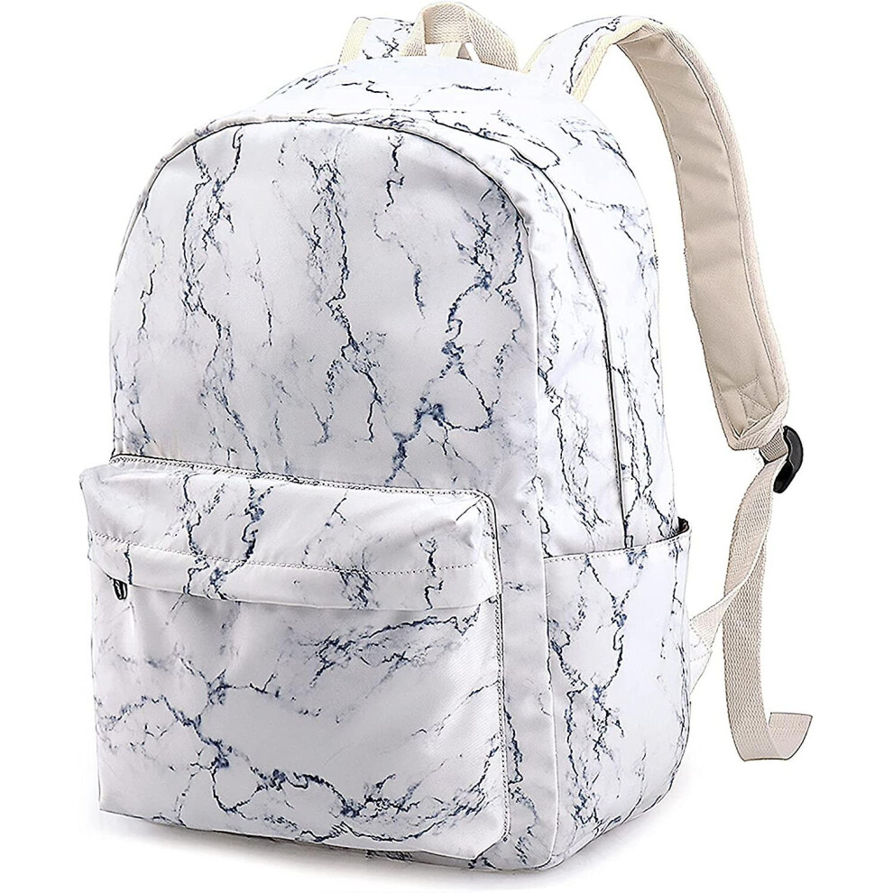 School Bags For Teenage Girls, School Backpack For Teens Teenagers (marble)