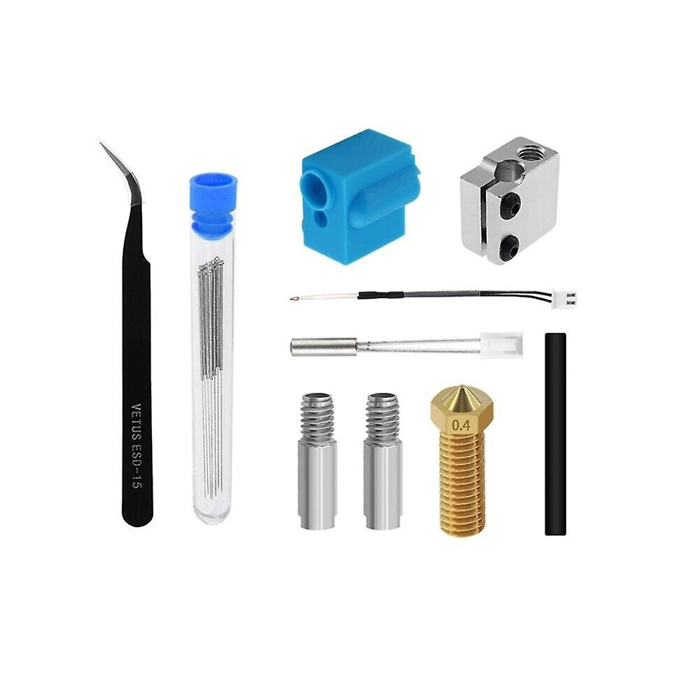For Artillery 3d Printer Sidewinder X1 Genius Nozzle Hotend Silicone Sleeve Heating Rod Heated Block Kit