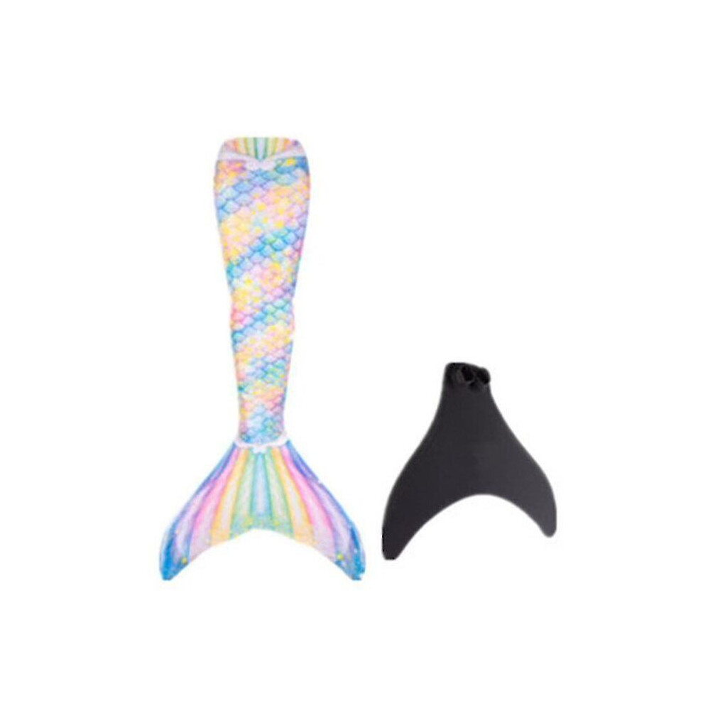 (, M) Adult Reinforced Mermaid Tail For Swimming, Monofin Included Pink