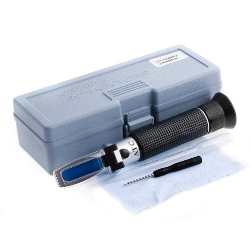 Salinity Refractometer Meter Water Reader Marine 0~10% Salt Aquarium Test Tester 1