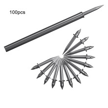 100pcs Skirting Line Without Marks Nail, Double-headed Nails, Invisible Security Screws,skirting Line Special Hidden Nails