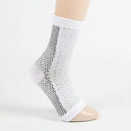 2pairs Neuropathy Compression Socks Ankle Arch Support Protect Socks 2