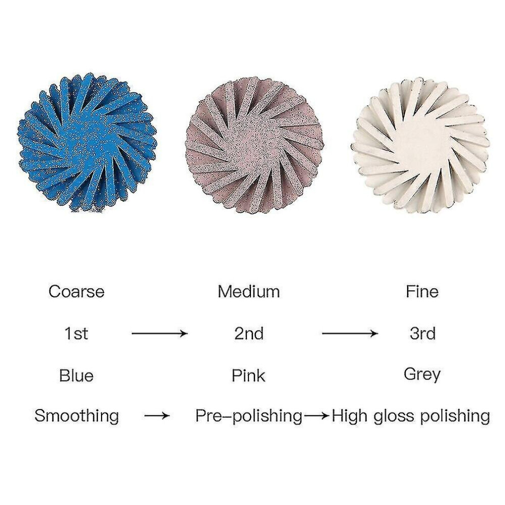 6Pcs/Box Azdent Dental Rubber Polisher Composite Resin Polishing Diamondsystem Ra Disc 14Mm Wheel Kit Diamond Spiral Flex Brush 9468842045985
