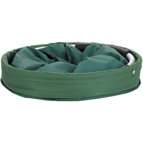 Cleaning Product Storage Basket, 6 Compartments, Foldable With Transport Handle, Green 1