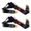 2 Pack Universal Lap Adjustable Seat Belt 2 Point Adjustable Safety Harness Kit Single Double Seat Lap Seatbelt 1