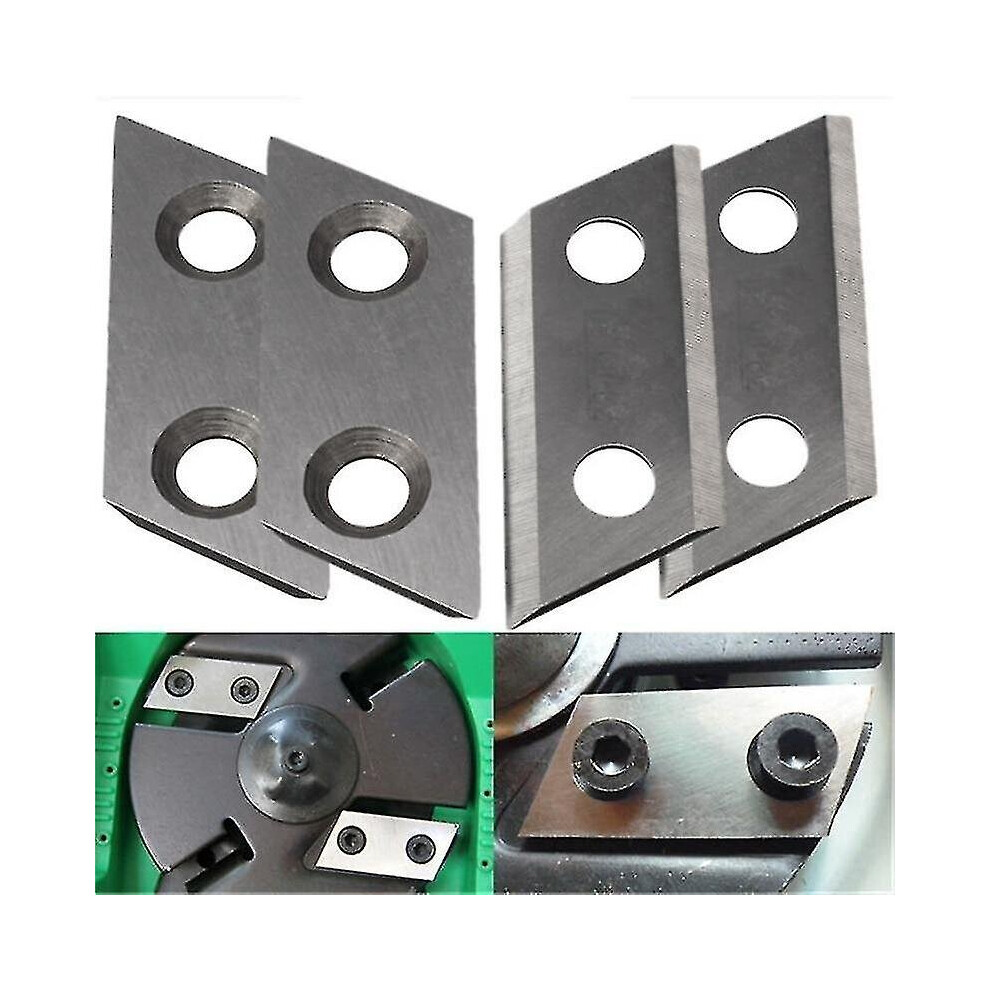 Hand Tool Sets 2pc/set Garden Shredder Chipper Blades Cutters Set For Eco Es1600/mcculloch