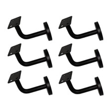6 Pcs Stainless Steel Stair Handrail Bracket, Heavy Duty Stair Rail Support, Railing Brackets For F