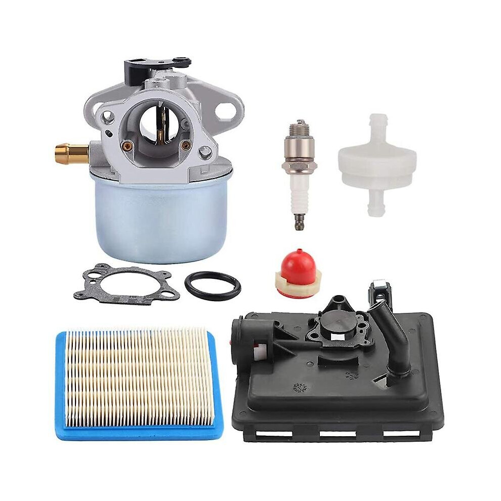 799868 Carburetor With 496116 795259 Air Filter Base Compatible With 124l02 124t02 124t05 124t07 Ca