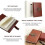 Diary With Lock Leather Journal Password Combination Lock Notebook Secret Journal Writing Notebook Pu Brown Style 2
