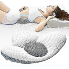 Lumbar Pillow Orthopedic Lumbar Spine Sleep Support Lumbar Support Bed Pillow For Sciatica Pregnancy Hip Or Leg Pain