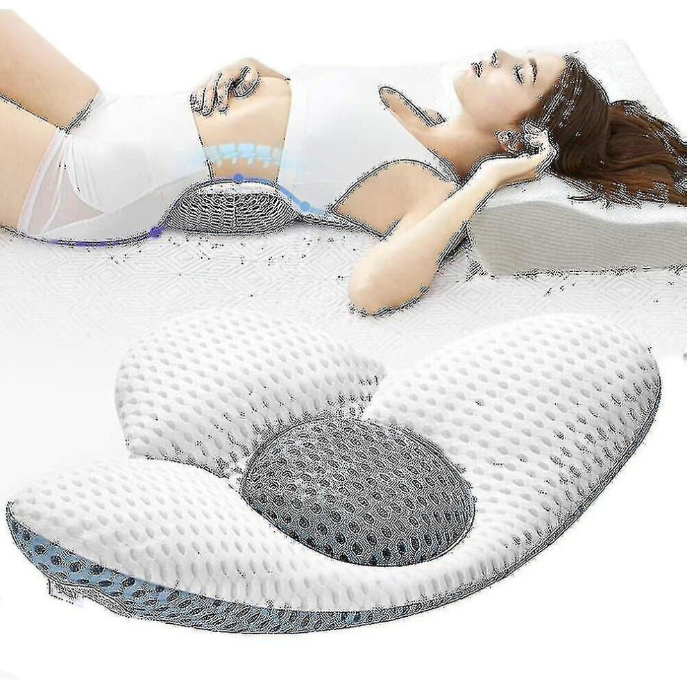 Lumbar Pillow Orthopedic Lumbar Spine Sleep Support Lumbar Support Bed Pillow For Sciatica Pregnancy Hip Or Leg Pain