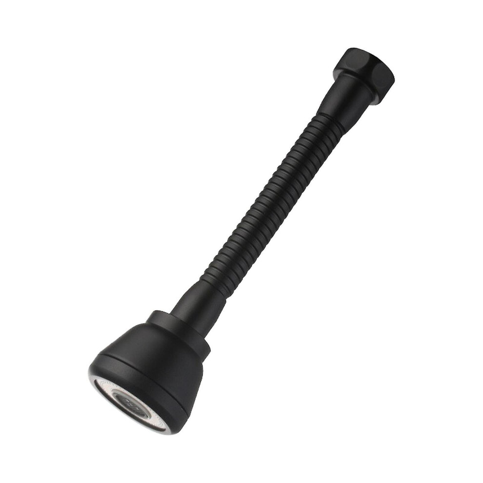 360 Rotatable Tap Head Faucet Extender Splash-Proof Kitchen Tap Sprayer With 3 Modes Water Saving Copper Water Tap Head Black