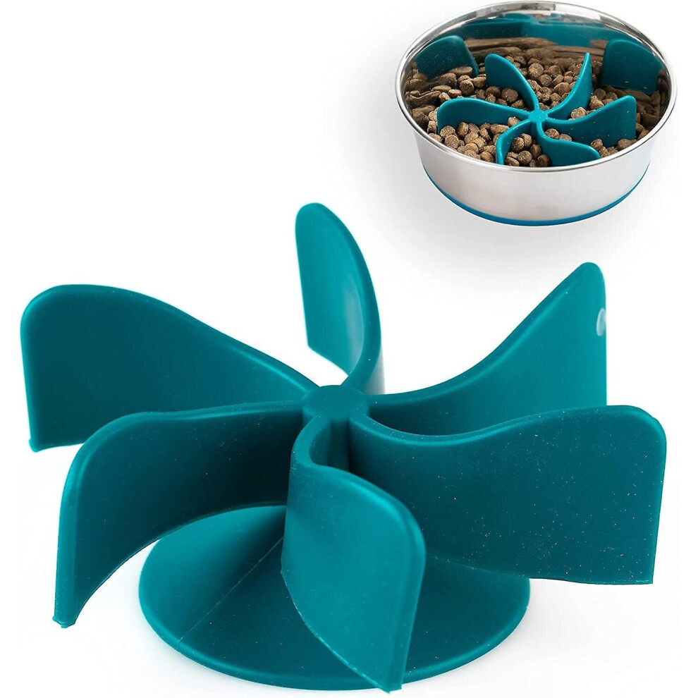 Spiral Slow Feed Bowl Insert, Turn A Dog Bowl Or Dog Bowl Into A Slow Feeder (for Slowing Dog And Cat Food)-image-OPC-PCH5N6F-NEW