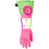 Gants De Nettoyage Flower Power Vert/rose 2