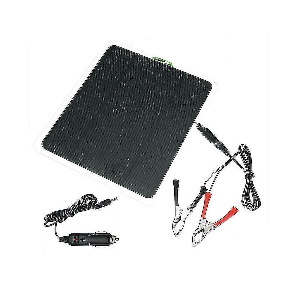 20W Solar Panel 12V Trickle Charger Battery Charger Kit Maintainer Boat Rv Car 9468842048979