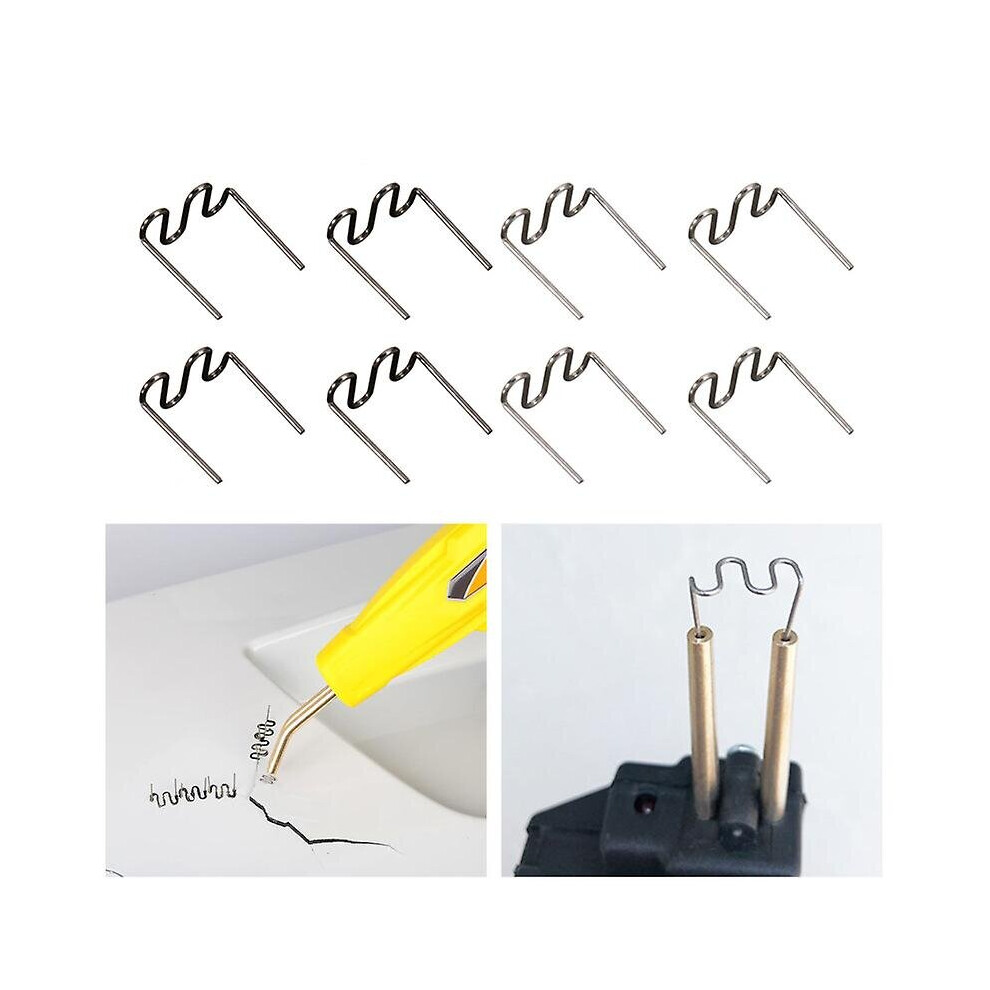 500pcs Plastic Repair Machine Welding Hot Stapler Pre Cut Waves Staple 0.6mm/0.8mm Big Waves