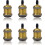 6 Pack E27 Vintage Light Bulb Solid Ceramic Socket Lamp Holder Retro Edison Screw Light Bulb Adapter Socket, Antique Brass 1