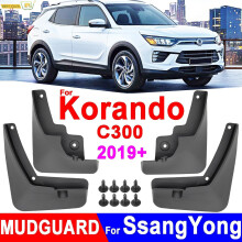 Car Mudguards For Ssangyong Ssang Yong Korando C300 2019 2020 2021 Front Rear Mud Flaps Splash Guards Fender Wheel Protector