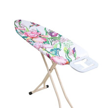 Scorch Resistant Printed Cotton Padded Ironing Board Cover Replacement Fits To 140 Cm X 50 Cm, Ironing Board Not Included