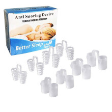 8pcs/set Silicone Nose Vents Clip Anti Snoring Clips Nasal Dilators Device Breathing Sleep Aid