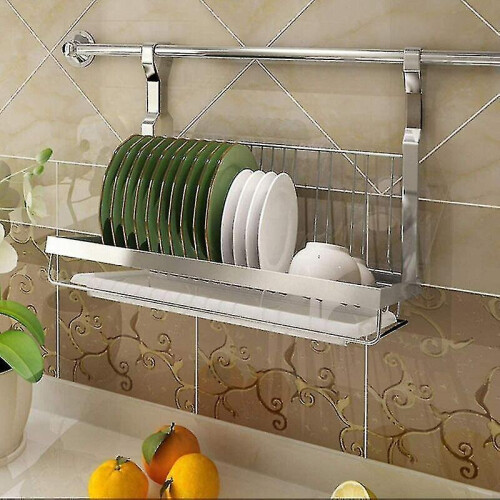 Stainless Steel Collapsible Wall Mounted Dish Rack 2