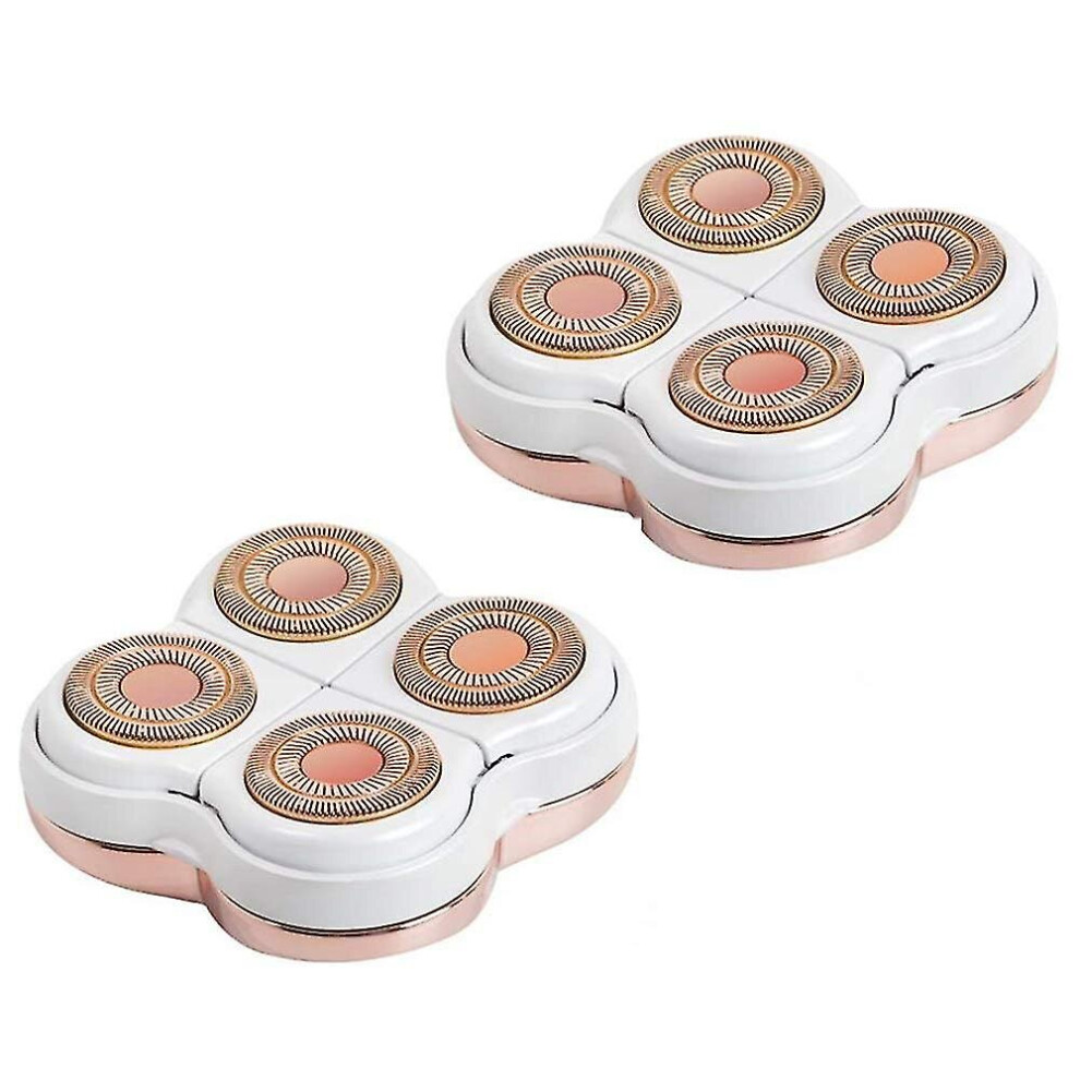 Legs Hair Removal Replacement Heads, For Flawless Finishing Soft 2 Pcs
