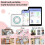 (style1) Mini Pocket Sticker Printer, Bluetooth Wireless Portable Mobile Printer Machine Thermal Printer For Notes, Memo, Photo, Pocket Label 5
