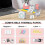 (style3) Mini Pocket Sticker Printer, Bluetooth Wireless Portable Mobile Printer Machine Thermal Printer For Notes, Memo, Photo, Pocket Label 2