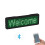 Bluetooth LED Name Badge Rechargeable - Programmable Scrolling Message Board (Four-Character Red Font, Black ABS Frame, 90x30x6mm) 3