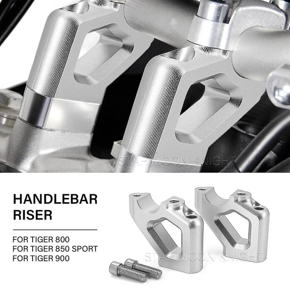 Tiger 800 Xc Xcx Motorcycle Handle Bar Riser Clamp Extend Handlebar For Tiger 900 Gt Pro Rally Tiger 850 Sport Handlebar Riser 9468842054918
