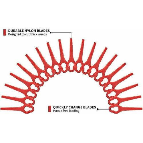 Replacement Blades For Ferrex Aldi Far 20-i Cordless Edger Pack Of 50 1