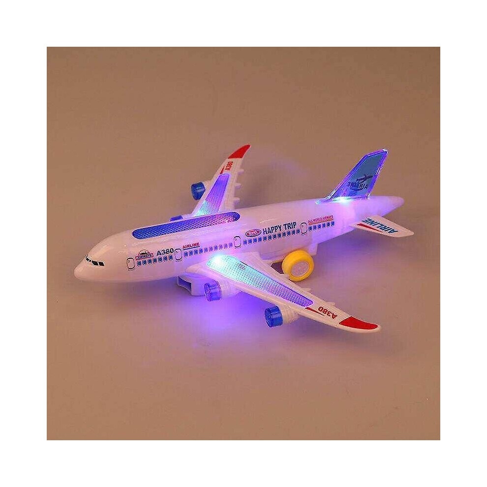 Electric Airliner Airplane With Music Lights Sound Toy Plane A380 Lights Passenger Aircraft Toy