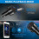 Refurbished Car Bluetooth Fm Transmitter Dual Usb Charger Socket Aux Adapter Hands-free Fast Charging 2