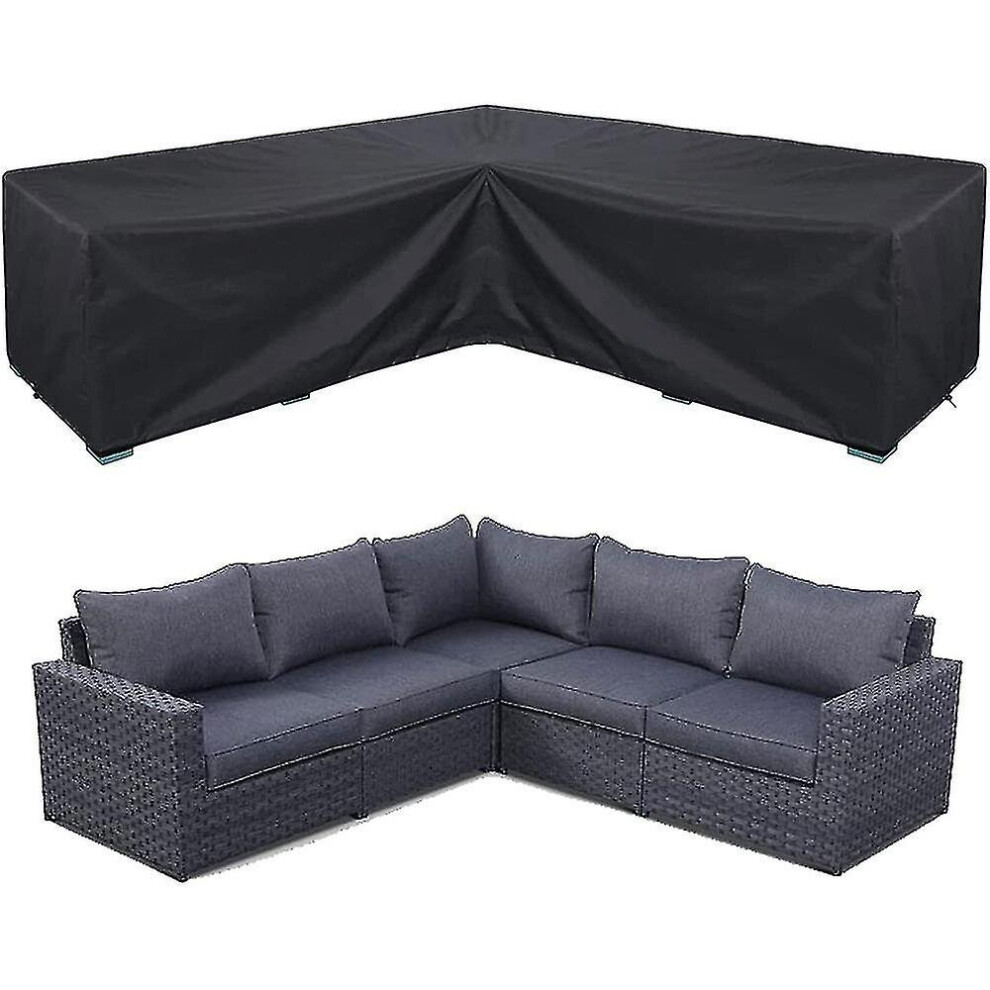 Corner Sofa Cover Waterproof Garden Furniture Set Cover Outdoor Sectional Furniture Cover
