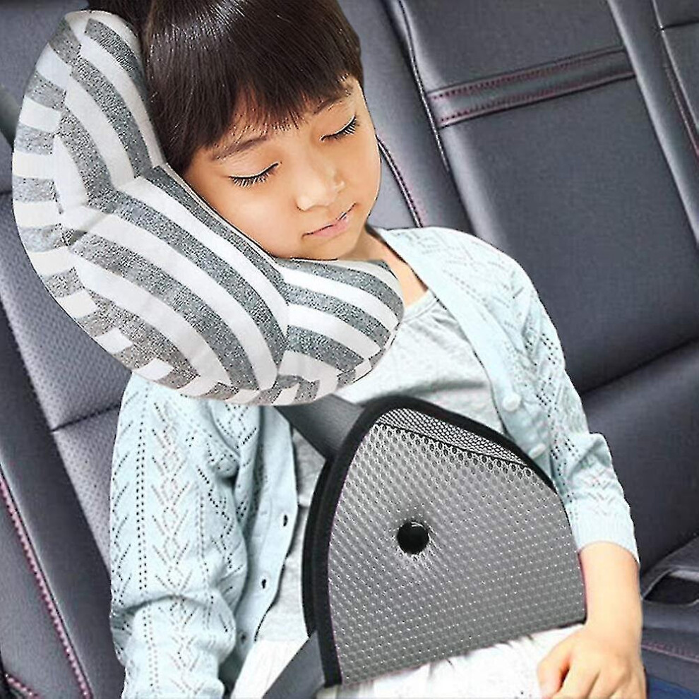 Children Car Neck Pillow,safety Belt Sleeping Headrest Pad,shoulder Support Cushion For Kids